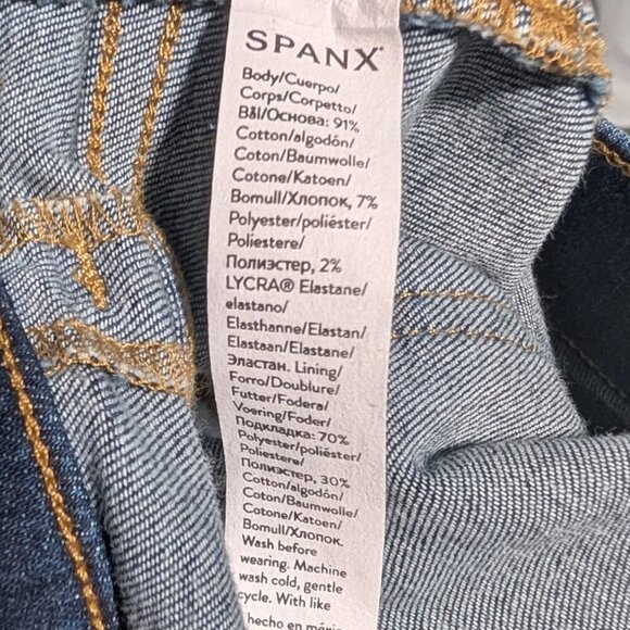 Spanx | Ankle Skinny Jeans In Midnight (Tall) - Picture 12 of 14